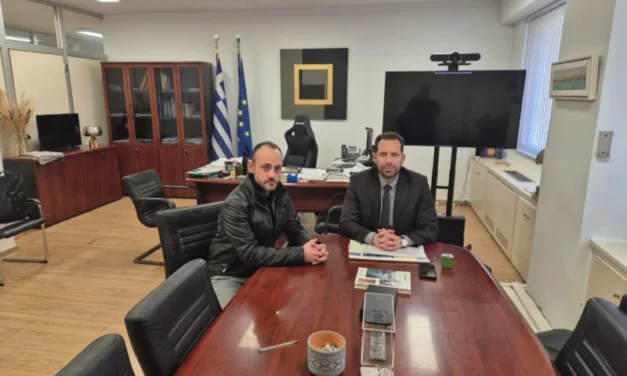 Συνάντηση στο Υπουργείου Εργασίας, με τον γενικό γραμματέα του Υπουργείου πραγματοποίησε ο εκπρόσωπος Σωματείου Εστιατορίων