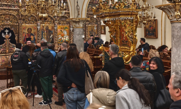 Στους Μυκόνιους πιστούς μίλησε ο Πανοσιολ. Αρχιμ. Χερουβείμ Τσίνογλου, Ιεροκήρυκας της Ι. Μητροπόλεως Θεσσαλονίκης