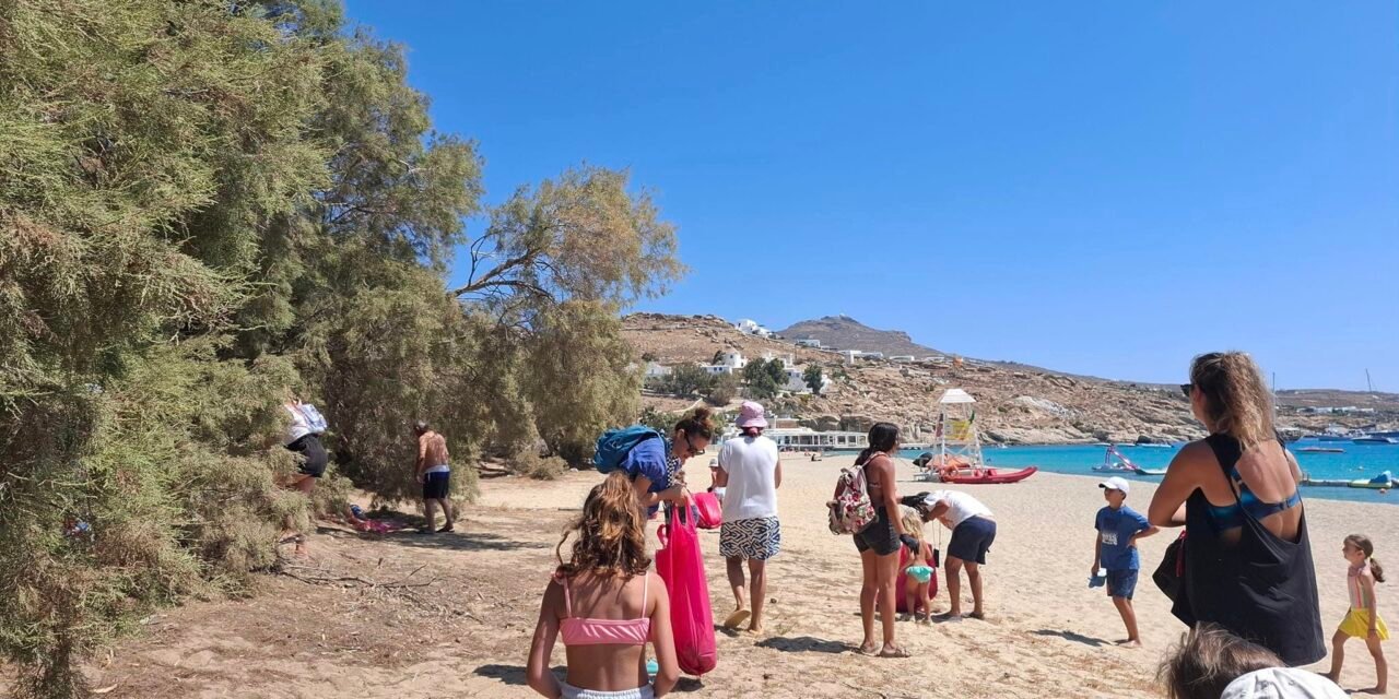 “Mykonos Clean Shores”: Μια Περιβαλλοντική Πρωτοβουλία που Εμπνέει Δράση για Καθαρές Ακτές