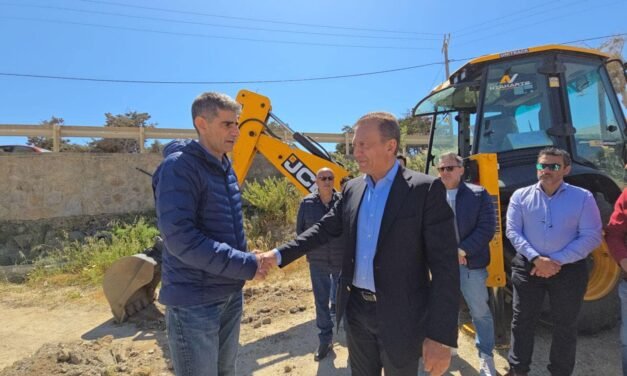 Γιάννης Βρούτσης: «Σπουδαία ημέρα για τη Νάξο. Ξεκινά η ανάπλαση της περιοχής του Κλειστού Γυμναστηρίου Νάξου»