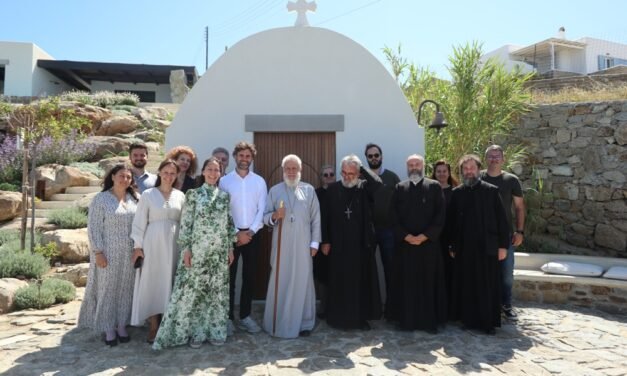 Θυρανοίξια Παρεκκλησίου της Παναγίας Γοργοεπηκόου στη περιοχή Φανάρι Μυκόνου