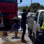Προσοχή στους Οδηγούς στον Περιφερειακό Μυκόνου: Μεγάλη Διαρροή λαδιών στο οδόστρωμα (ΒΙΝΤΕΟ)