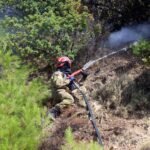 Καλύτερη η εικόνα από τη φωτιά στη Χίο – Μάχη με τις διάσπαρτες εστίες, επιχειρούν 18 εναέρια μέσα