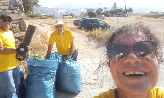 Το «Αγκαλιά-Ζω» της Μυκόνου και οι 7 Σακούλες Απορριμμάτων: Έκκληση για Περιβαλλοντική Συνείδηση