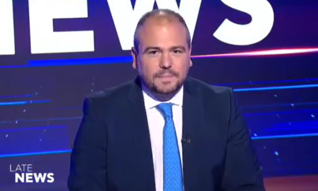 Ο Φίλιππος Φόρτωμας στην εκπομπή “Late News” του τηλεoπτικού σταθμού Ert News