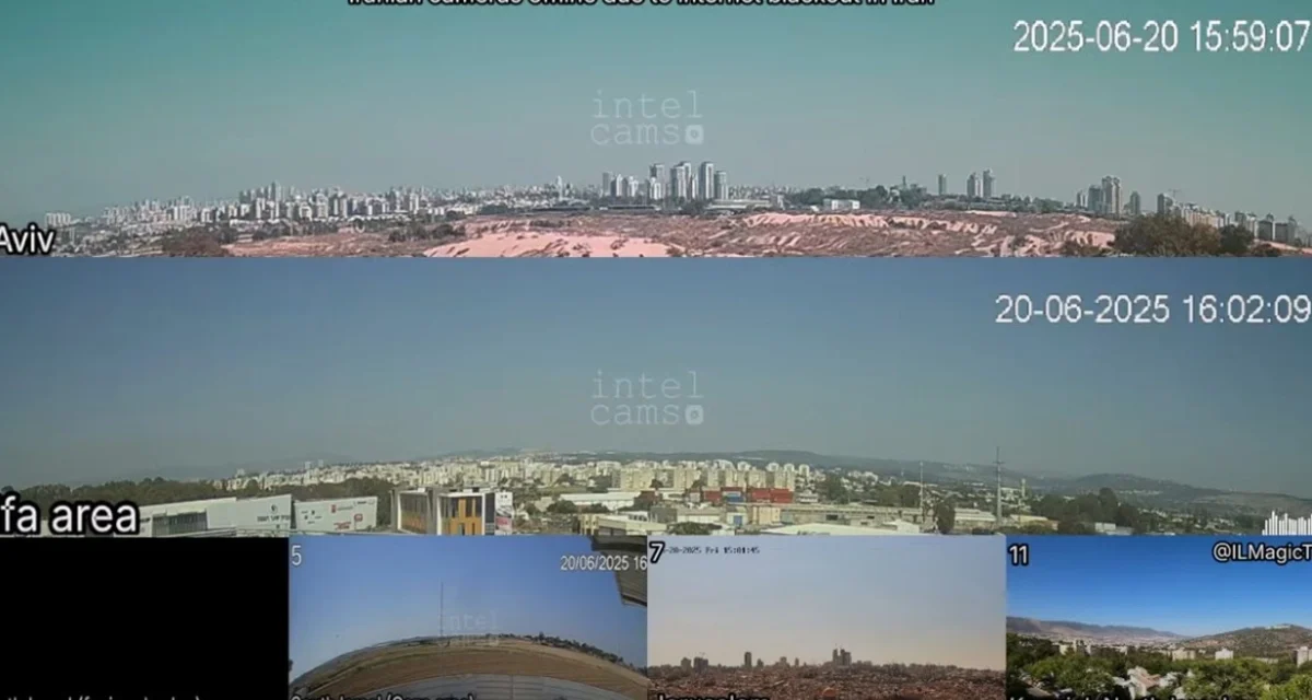 LIVE Camera – Σειρήνες στο Ισραήλ: Νέο κύμα με ρουκέτες από το Ιράν