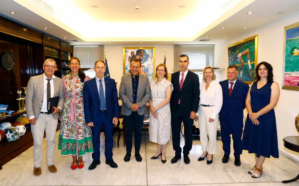 Ο Υπουργός Αθλητισμού Γιάννης Βρούτσης  καλωσόρισε την αντιπροσωπεία της EPAS του Συμβουλίου της Ευρώπης στην Ελλάδα