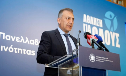 Επίσκεψη του Αν. Υπουργού Αθλητισμού Γ. Βρούτση στη Νάξο Εκπροσώπηση στις εκδηλώσεις εορτασμού για τον Άγιο Νικόδημο