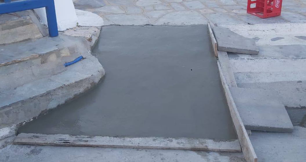 Νέα ράμπα πρόσβασης στην Πλατεία Ανω μεράς