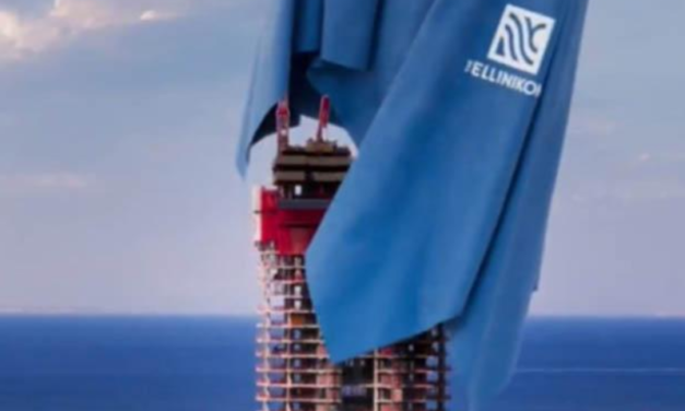 Ο ουρανοξύστης στο Ελληνικό έφτασε στα μισά (βίντεο) – Η ανάρτηση της Lamda Development