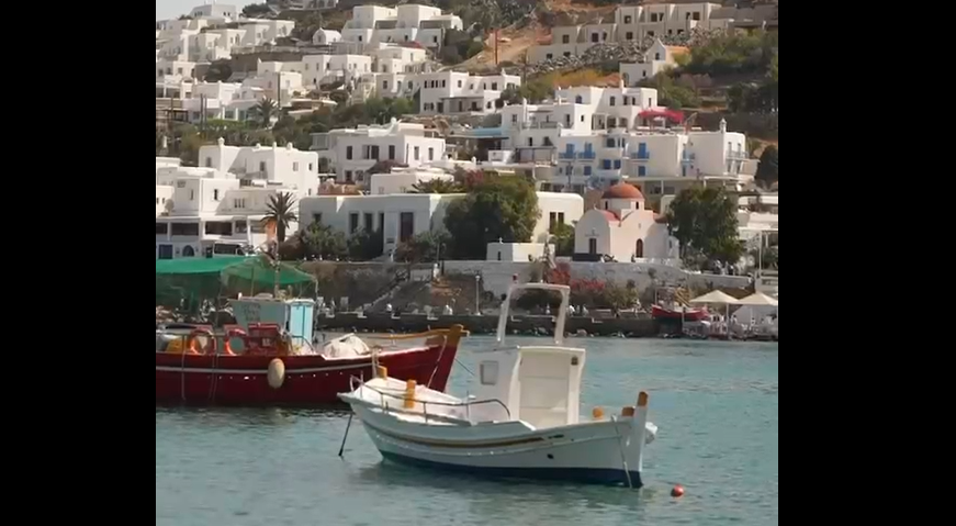 Μια καλημέρα από την αυθεντική Μύκονο! (video)