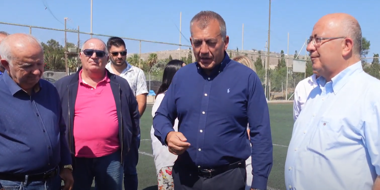 Τέσσερα νέα γήπεδα σε Σαντορίνη και Θηρασιά με την ΄΄υπογραφή” Γιάννη Βρούτση (pics-vid)