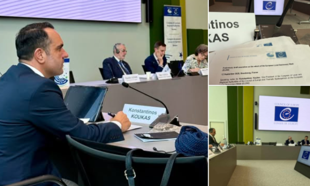 Ο Κωνσταντίνος Κουκάς στο Στρασβούργο για τη Διοίκηση του Συμβουλίου της Ευρώπης