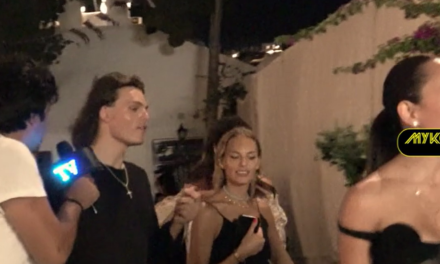ΣΤΗΝ ΜΥΚΟΝΟ Ο ΚΑΛΛΟΝΟΣ ΓΙΟΣ ΤΗΣ LIZ HURLEY