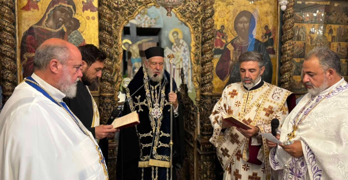 Τεσσαρακονθήμερο Μνημόσυνο στη Μύκονο για ευσεβή συντοπίτη μας παρουσία του Μητροπολίτη κ. Δωρόθεου Β’