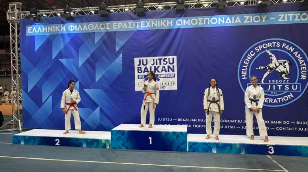 Οι Μυκονιάτες αθλητές Χρυσούλα και Γιάννης Κονταράτος κατέκτησαν μετάλλια στο Βαλκανικό Πρωτάθλημα Ζίου Ζίτσου
