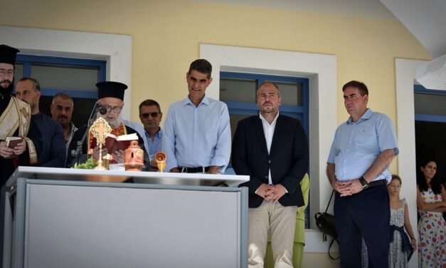 Στη Νάξο για το πρώτο κουδούνι της χρονιάς ο Φίλιππος Φόρτωμας