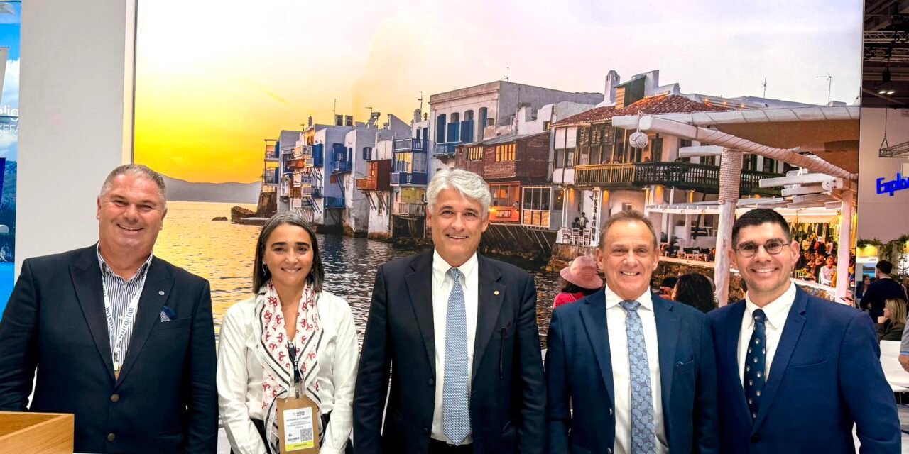 Βερώνης ,Ατζαμόγλου & Κουσαθανάς μαζί με τον τον Γενικό Γραμματέα του ΕΟΤ στην κορυφαία διεθνή έκθεση τουρισμού World Travel Market