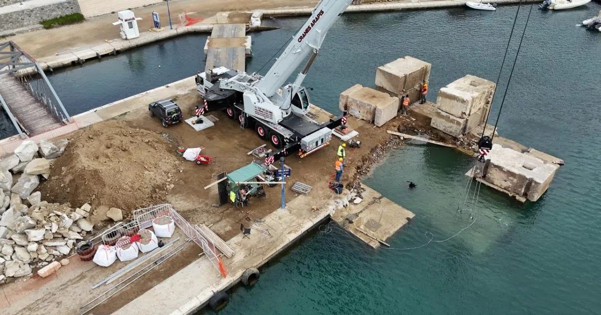 Σε εξέλιξη έργα εκσυγχρονισμού της Μαρίνας Τούρλου στη Μύκονο