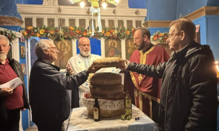 Ο Δήμαρχος Χρ. Βερώνης Τιμά τον Ιστορικό Άγιο Νικόλαο της Καδένας