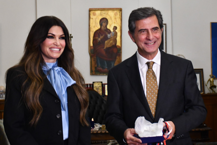 ΣΥΝΑΝΤΗΣΗ ΤΗΣ ΝΕΑΣ ΠΡΕΣΒΕΩΣ ΤΩΝ ΗΠΑ κας. ΚΙΜΠΕΡΛΙ ΓΚΙΛΦΟΪΛ ΜΕ ΤΟΝ ΥΦΥΠΟΥΡΓΟ ΕΣΩΤΕΡΙΚΩΝ Κ.ΓΚΙΟΥΛΕΚΑ