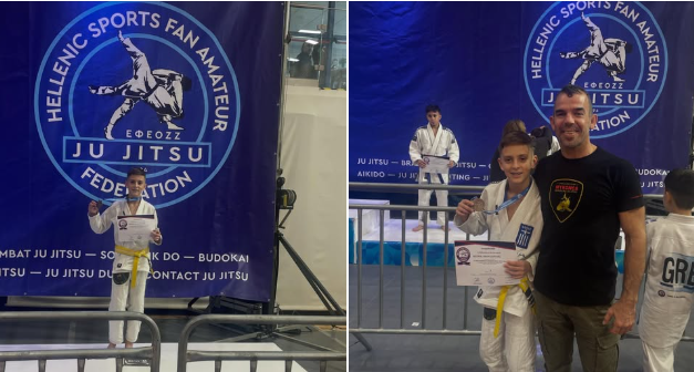 Χάλκινο Μετάλλιο για τον Πέτρο Αθανασούλη στο Διεθνές Τουρνουά Ακρόπολης Ju-Jitsu