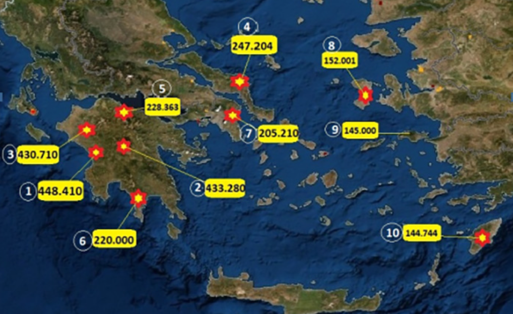 Εγκρίθηκε ο Εθνικός Χάρτης Εκτίμησης Κινδύνου Δασικών Πυρκαγιών
