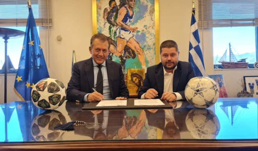 Σύμφωνο Συνεργασίας με την ΕΠΟ για το FIFA Football for Schools υπέγραψαν Βρούτσης και Γκαγκάτσης