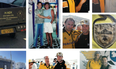 Η «ΑΠΕΡΑΝΤΗ ΑΓΑΠΗ» ΤΟΥ ΠΕΤΡΟΥ ΧΑΝΙΩΤΗ: Ο οπαδός της ΑΕΚ από τη Μύκονο που έκανε τη Σημαία Τρόπο Ζωής