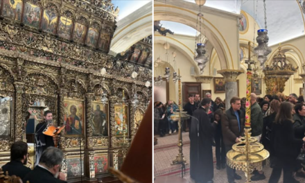 Ηθοποιός από τον «Άγιο Παΐσιο» στην Ιερά Μονή Παναγίας Τουρλιανής – Συγκλονιστικός ο π. Ματθαίος Χάλαρης