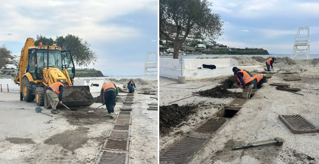 Σε Ετοιμότητα η Μύκονος για την Επερχόμενη Κακοκαιρία: Προληπτικές Παρεμβάσεις στον Ορνό