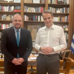Συνάντηση Φίλιππου Φόρτωμα με τον Πρωθυπουργό Κυριάκο Μητσοτάκη