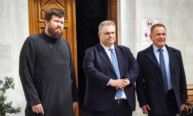 Προσκυνηματική Επίσκεψη του Υφυπουργού Εσωτερικών Β. Σπανάκη στην Ιερά Μονή Παναγίας Τουρλιανής