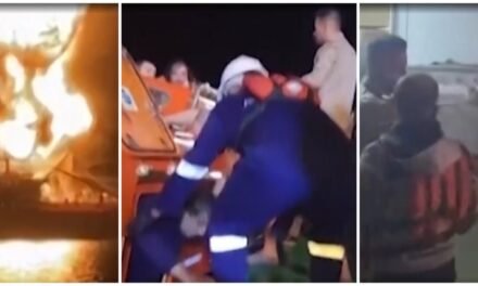 Περσικός Κόλπος: Η στιγμή του βομβαρδισμού και της διάσωσης ναυτικών στο φλεγόμενο ελληνόκτητο τάνκερ [βίντεο]