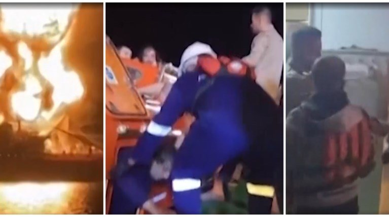 Περσικός Κόλπος: Η στιγμή του βομβαρδισμού και της διάσωσης ναυτικών στο φλεγόμενο ελληνόκτητο τάνκερ [βίντεο]