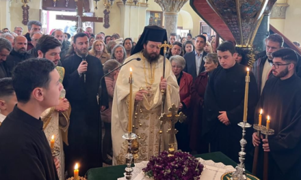 Με Κατάνυξη η Κυριακή της Σταυροπροσκυνήσεως στην Άνω Μερά Μυκόνου