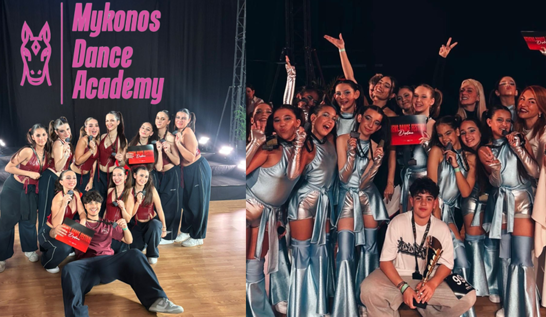 Η Mykonos Dance Academy στο Athens Dance Festival: Σάρωσαν τα μετάλλια οι 40 χορευτές