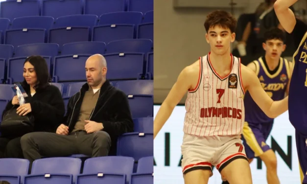 Στον τελικό του Gen A Stars ο Θανάσης Σπανούλης υπό το βλέμμα των γονιών του