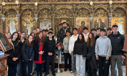 Επίσκεψη Ευγνωμοσύνης των Μαθητών της Άνω Μεράς στην Παναγία Τουρλιανή