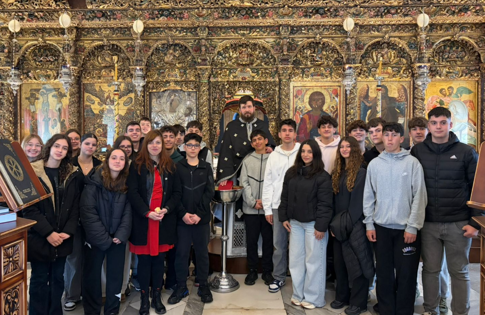 Επίσκεψη Ευγνωμοσύνης των Μαθητών της Άνω Μεράς στην Παναγία Τουρλιανή