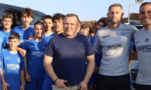 Σταμάτης Δακτυλίδης: “Η στήριξή σας μου δίνει δύναμη να πάμε τη Μύκονο ακόμα ψηλότερα