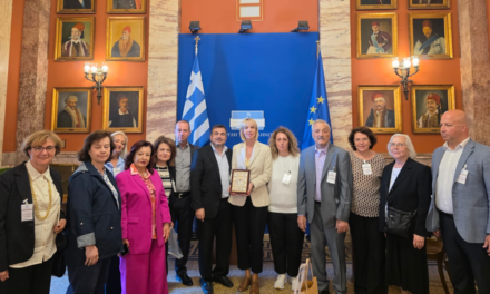 Η Κατερίνα Μονογυιού υποδέχθηκε την Ομοσπονδία Συλλόγων Μικρών Κυκλαδονήσων στη Βουλή των Ελλήνων