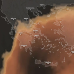 «Πορτοκαλί» εφιάλτης πάνω από την Ελλάδα – Ρεκόρ συγκέντρωσης αφρικανικής σκόνης