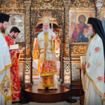 Στην Ιερά Μονή Παναγίας Τουρλιανής Μυκόνου ιερούργησε σήμερα ο Σεβασμιώτατος κ. Δωρόθεος Β’