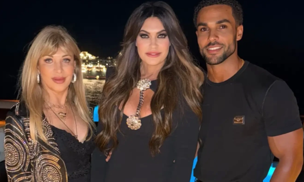 Λάμψη Showbiz στο Zuma Mykonos: Η όμορφη συνάντηση της Κίμπερλι Γκίλφοϊλ με τον Λουσιέν Λαβίσκουντ