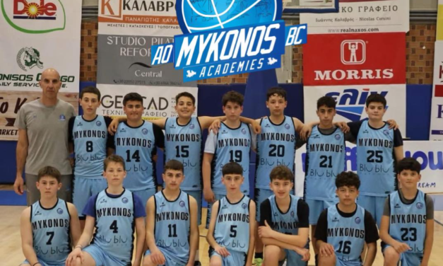 F4 U14: Υπερηφάνεια και σημαντικές εμπειρίες για τους μικρούς του ΑΟ Μυκόνου στη Νάξο