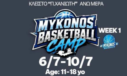 ΕΝΤΥΠΩΣΙΑΚΟ ΞΕΚΙΝΗΜΑ ΓΙΑ ΤΟ BASKETBALL CAMP ΜΕ ΥΨΗΛΟΥ ΕΠΙΠΕΔΟΥ ΠΡΟΣΚΕΚΛΗΜΕΝΟΥΣ