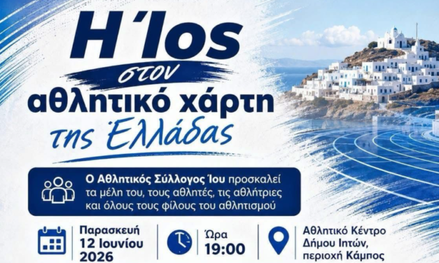 Στην Ίο ο Υπουργός Αθλητισμού Γιάννης Βρούτσης με κορυφαίες προσωπικότητες του Αθλητισμού – Ανακοινώσεις για τις αθλητικές υποδομές των Κυκλάδων