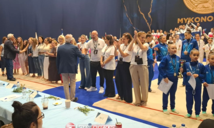 Λαμπερό φινάλε για το 1ο Διεθνές Mykonos Cup Αισθητικής Ομαδικής Γυμναστικής – Στην κορυφή τα «χρυσά κορίτσια» της Α.Ε. Μυκόνου