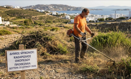 Πολιτική Προστασία Δήμου Μυκόνου: Τελευταία ευκαιρία για τον καθαρισμό οικοπέδων – Λήγει τη Δευτέρα η προθεσμία
